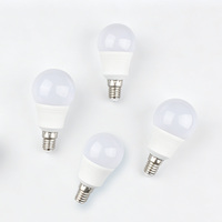 Ampoule LED E14 A19 Alimentée en Courant Alternatif Blanc Froid 6500K Blanc Chaud 3000K Haute Luminosité Économie d'Énergie pour Lustre Résidentiel et Murale
