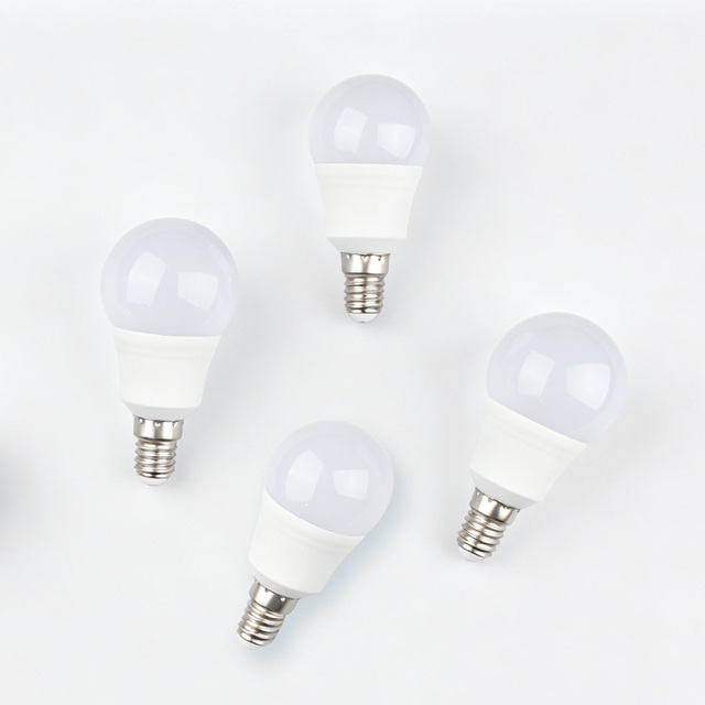 E14 Base A19 LED Bulb AC Powered 6500K Cool White & 3000K Warm White High Brightness Energy Saving Chandelier & Wall Lamp