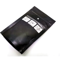 Logo de couleur personnalisé noir mat 1g/8oz 1/4oz sac zip-lock anti-odeur emballage en plastique sacs zip-lock en mylar