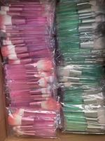 Set Kuas Makeup Kristal 9 Buah Desain Baru Harga Terjangkau Bulu Sintetis