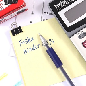 Foska Fermagli Neri in Metallo per Carta, Clip Fermacarte Assortiti di Varie Dimensioni per Documenti con Confezione in Scatola - Product Image 5