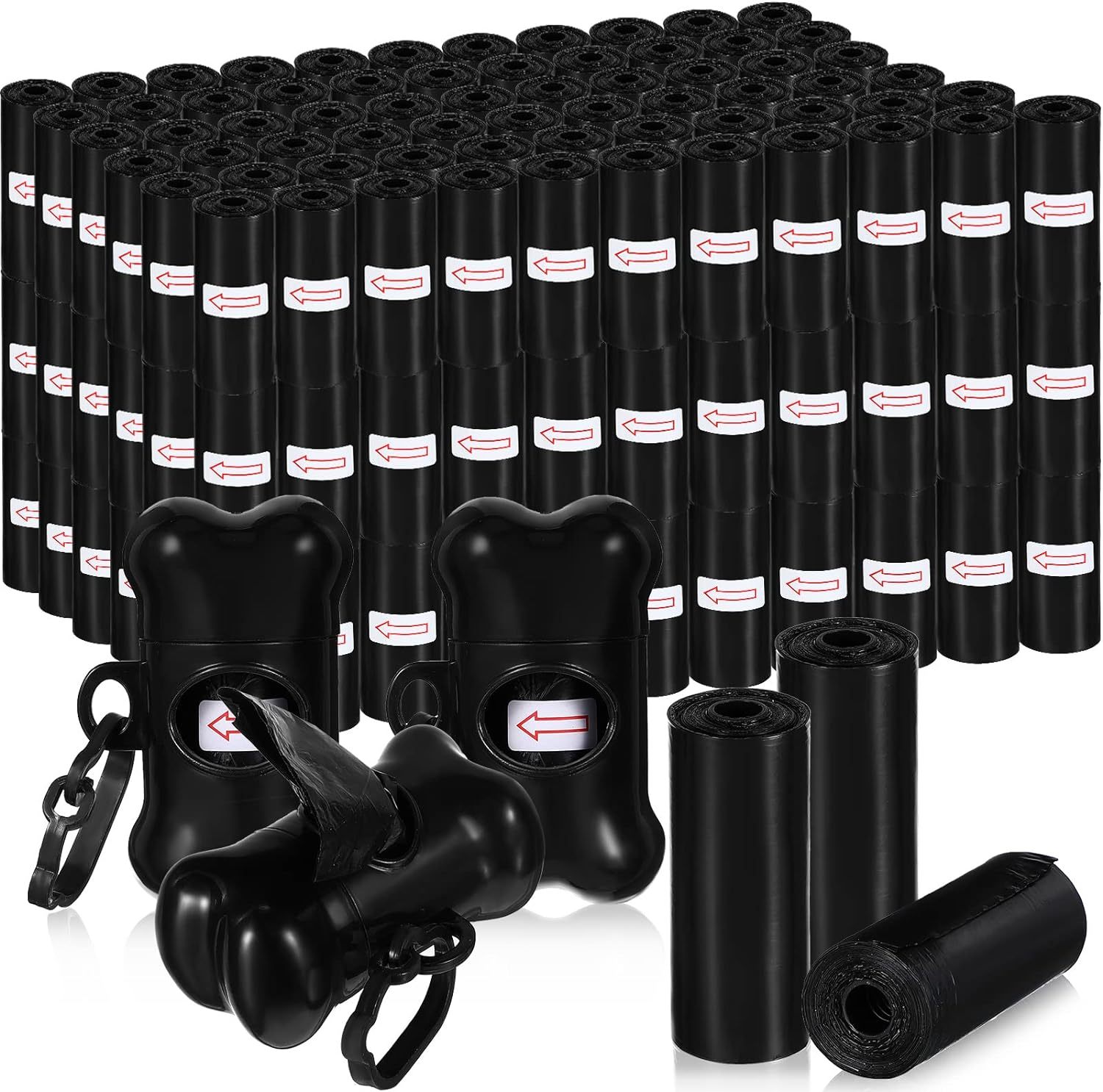 Sacs noirs 1 rouleau + distributeur