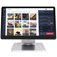 Terminal de point de vente tout-en-un Windows 15,6 pouces, résolution 1920x1080, Wi-Fi 6, 8 Go/128 Go, caisse enregistreuse pour restaurant, écran de vente au détail