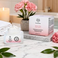 Crème Contour des Yeux Hydratante et Raffermissante au Peptide PDRN d'ADN de Saumon Sauvage Fermenté, Soin Anti-Poches et Lissage des Rides et Ridules