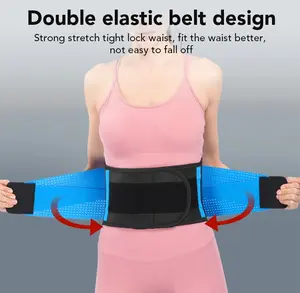 Custom Breathable Adjustable Sweat Waist Trimmer Belt Back Support Slimming Band Waist Support