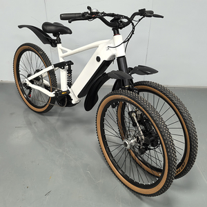 <span class=keywords><strong>Bicicleta</strong></span> eléctrica de montaña de <span class=keywords><strong>26</strong></span> pulgadas con amortiguador central, motor asistido central invertido de tres ruedas - Product Image 4