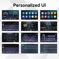 MOOKAKA 10.1 pouces GPS Navigation stéréo tête unité Android pour Toyota Camry 2012-2015 Carplay lecteur multimédia Autoraido