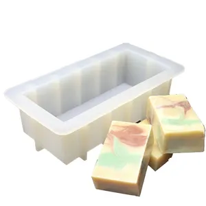 Silicone Loaf Mold for DIY Crafts Soap Making Thick Lip Silicone Rectangular Mould DIY Handmade Swirl Making Tools