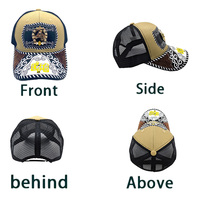 Gorra Trucker Snapback de 6 Paneles con Logotipo Metálico 3D de Western Metal, Casual, Moderna, de Mezclilla, Lona, Jersey y Malla, para Pesca, Playa y Actividades al Aire Libre