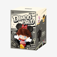 Porte-clés en peluche et PVC DIMOO Collab à l'échelle 1/6, boîte mystère, jouet de collection, décoration d'intérieur, cadeau unisexe, emballage d'origine - Vente Flash