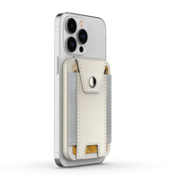 Future Charger Accessoires pour téléphones portables Portefeuille magnétique avec chargeur sans fil Porte-monnaie en cuir Porte-cartes