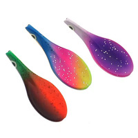 Leurre de pêche en métal 4,8g 40mm Cuillère de pêche à la truite Couleur UV Spinner Bait Appât artificiel dur