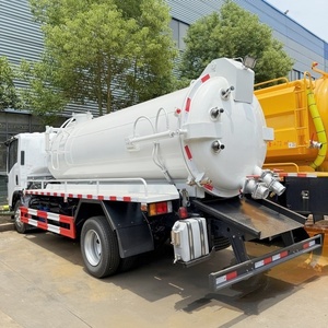 Camion-citerne à eaux usées Isuzu 4x2 de petite taille, 5 m³ avec pompe à vide pour fosses septiques et déjections, prix usine, à vendre - Product Image 1
