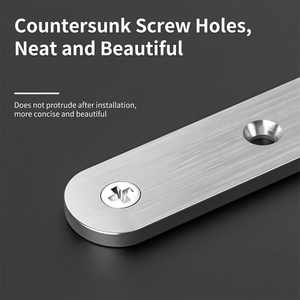 Усиленный угловой кронштейн из нержавеющей стали толщиной 5 мм, 90 градусов, L-образный, для мебели и полок - Product Image 3