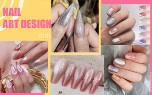 Échantillon gratuit de collection de gel oeil de chat magnétique réfléchissant scintillant 5d/7d/9d paillettes laser oeil de chat vernis à ongles vernis gel personnalisé - Product Image 3