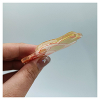 Llavero de lámina acrílica y bolsas de plástico para regalo, impresión y uso industrial, dijes holográficos arcoíris de cartón para teléfono y llaves