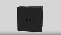 PW115SA 15 pouces Subwoofer Stéréo Audio Active PA Système de haut-parleurs Scène extérieure
