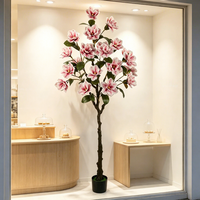 Fleurs artificielles les plus vendues, arbre de magnolia artificiel, fleurs artificielles, arrangements floraux pour mariage, décoration de chambre d'hôtel