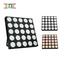 XJ 5x5 RGBW COB LED panneau matriciel 4in1 250W affichage de scène pour toile de fond d'événement vibrant multicolore 5x5 LED éclairage de scène