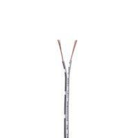 Cable Eléctrico de Fábrica Awm 2468, 28 26 24 22 20 18awg, Blanco y Negro, 2 Núcleos, Cable de Alimentación para CCTV, Cable Paralelo