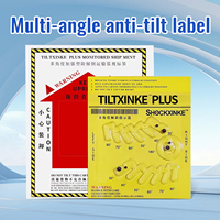 Indicateur d'inclinaison anti-chute résistant aux UV, autocollants PET imperméables auto-adhésifs de forme octogonale, marque XINKE, modèle 115*115*67 pour l'emballage logistique