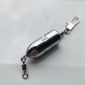 Peso de pesca de <span class=keywords><strong>bala</strong></span> a presión de 8g-120g con eslabones giratorios dobles y accesorio de aparejos de pesca <span class=keywords><strong>CA</strong></span> Snap - Product Image 6