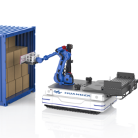 Robot de chargement et de déchargement de conteneurs alimenté par l'IA pour camions fourgons, entrepôts et lignes de palettisation