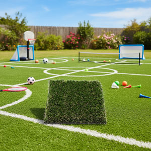Juegos Infantiles, Césped Artificial Español para Baloncesto, Fútbol, Tenis, Golf, Bádminton, Material PE PP en Rollo, Embalaje para Paisajismo - Product Image 3