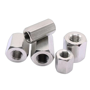 Écrou de raccordement creux hexagonal allongé en acier inoxydable 304 Bibo Yaente Factory M6/M8/M10 - Écrou de connexion pour tige filetée M6/M8/M10 - Product Image 3