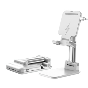 Soporte de <span class=keywords><strong>carga</strong></span> inalámbrica rápida de 10W, cargador inalámbrico extensible plegable para iPhone/Samsung/Huawei/<span class=keywords><strong>Xiaomi</strong></span> - Product Image 1
