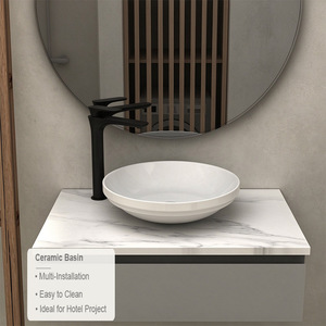 Lavabo de Cerámica de Fácil Instalación y Limpieza, Marca Chaozhou Origin, para Aplicaciones Comerciales en Hoteles - Product Image 2