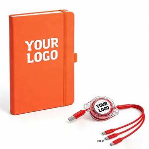 Cuaderno de Regalo A6 con Logotipo Personalizado, Cuaderno de Negocios de Piel Sintética con Bolsillo para Reuniones, Cuaderno Promocional al por Mayor con Portaplumas - Product Image 1