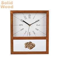Horloge à pendule en bois de style classique traditionnel pour bureau à domicile, à suspendre au mur