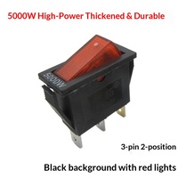 Interrupteur universel pour cuisinière électrique 2100W, haute puissance, pour marmite, poêle à frire, accessoires de type bâtonnet en forme de bateau pour marmite multifonction
