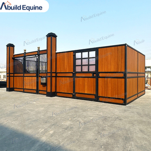 Establos Prefabricados de Acero Galvanizado de Primera Calidad con Puertas Corredizas para Diseños de Establos Ecuestres - Product Image 2