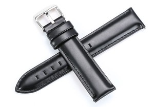 アリゲーターウエスタンブラウンワイドカスタムゴールドメッキ本革時計バンド - Product Image 5