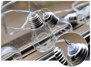 E27 <span class=keywords><strong>solaire</strong></span> extérieur jardin Vintage Patio <span class=keywords><strong>guirlande</strong></span> Led <span class=keywords><strong>guirlande</strong></span> lumineuse boule Globe ampoule pour la fête de mariage décoration de noël 220V - Product Image 4