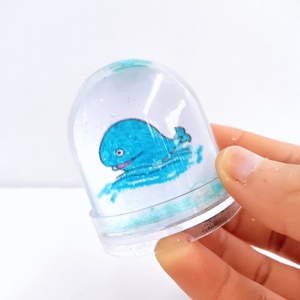 5*5*6cm DIY Snowglobe for <b>Kids</b> Plastic Crafts Supplies for Christmas Arts Crafts Encourages <b>Kids</b> to Paint Their Own Picture - Product Image 4