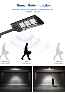 ไฟถนนโซลาร์เซลล์ LED คุณภาพสูงแบบรวม 600W 800W 1000W กันน้ำ IP65 สำหรับถนน สวน ภูมิทัศน์กลางแจ้ง ออลอินวัน BC-600W - Product Image 5
