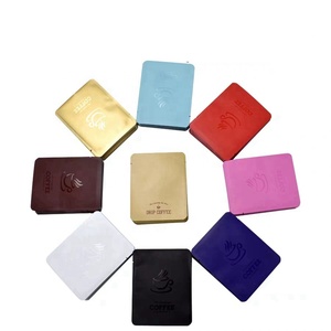 סיטונאי אלומיניום רדיד ריק תליית אוזן טפטוף קפה מסנן שקית חבילה תיק קפה אבקת אריזה פאוץ תיק - Product Image 4