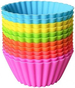 Cake Molds Basics Reusable <b>Silicone</b> Baking Cups Muffin Liners Cake <b>Tools</b> BPA Free Silicon Mold - Product Image 1