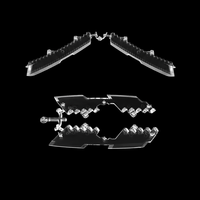 Moule d'injection plastique transparent pour guide de lumière optique, moule de guide de lumière pour pièces automobiles, fabricant de moules de guides de lumière pour lampes automobiles