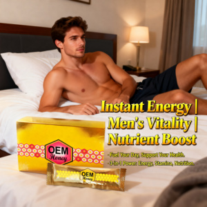 Atacado de Bastões de Mel Real Natural em Lote, Extrato de Raiz de <span class=keywords><strong>Ginseng</strong></span>, Mel Real para Homens, Suplemento Energético OEM e ODM - Product Image 1