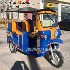 Ba bánh hàng hóa Tuk tuk Tuc tricyclos mototaxi 3 bánh xe kéo điện tự động xe kéo xe Taxi cho hành khách - Product Image 3