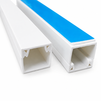 Goulotte de câblage en PVC, prix usine de gros, canal de protection décoratif en plastique massif pour câbles
