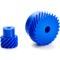 Prix bon marché haute qualité usinage personnalisé CNC en plastique ABS nylon peek pom gear double engrenage en plastique