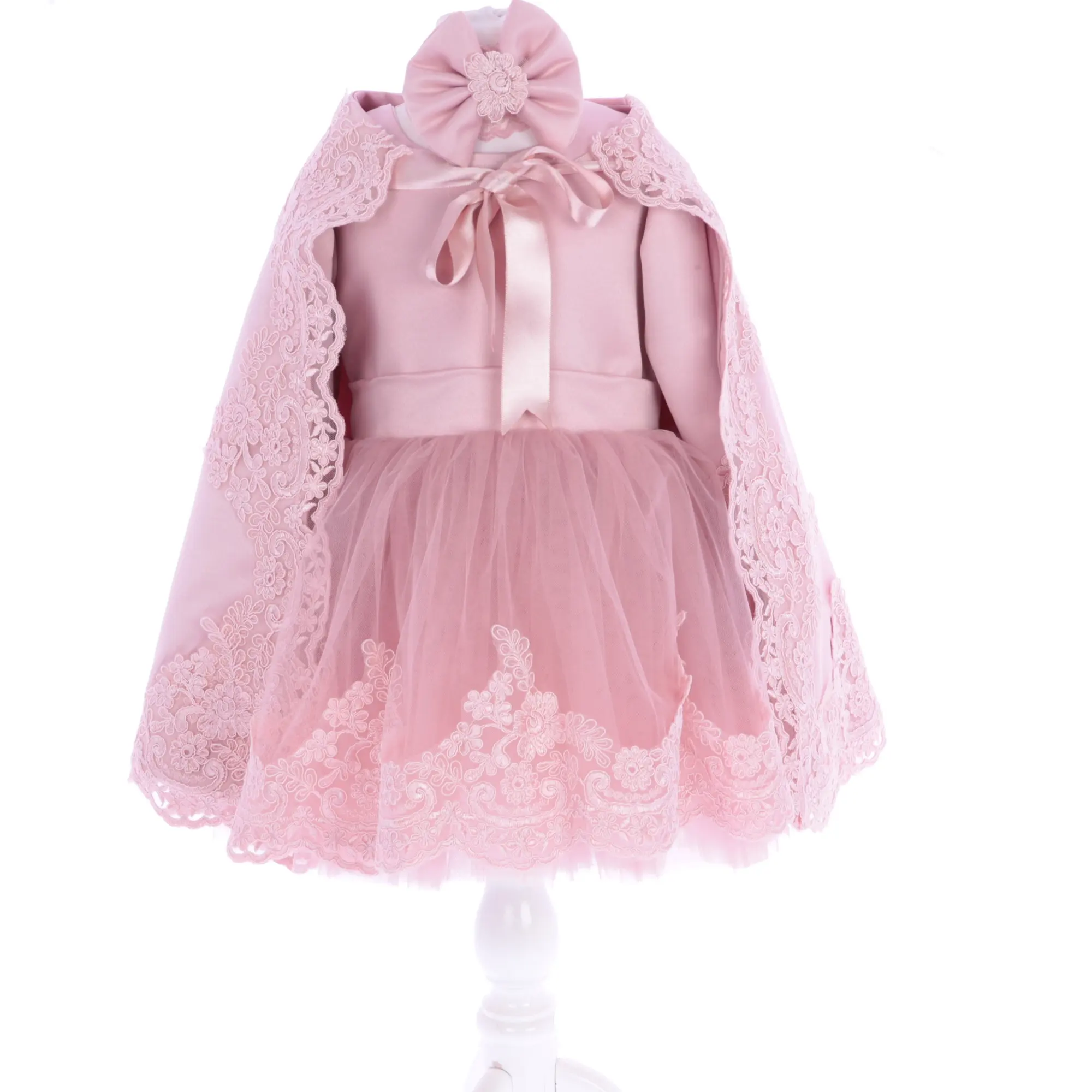 Wholesale Custom High Quality Luxury Kids Clothing Modern Baby Girls Dress Spring Birthday Party Lux Clothes