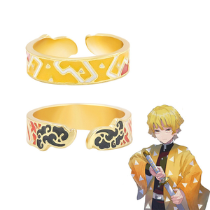 Anillos Ajustables de Aleación con 13 Diseños, Anillos Chapados de Anime, Tomioka Giyuu, Kamado Nezuko, Anillos Ajustables para Cosplay - Product Image 3