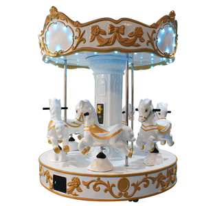 Carrusel Eléctrico Infantil de 6 Asientos Operado con Monedas para Centros Comerciales - Product Image 2