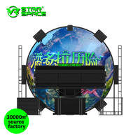 Dome Cinema 9D 12D 7D 5D Dome Screen Flying Theater Simulador de vuelo de realidad virtual 360 Rotary Cinema Dome Equipo inmersivo